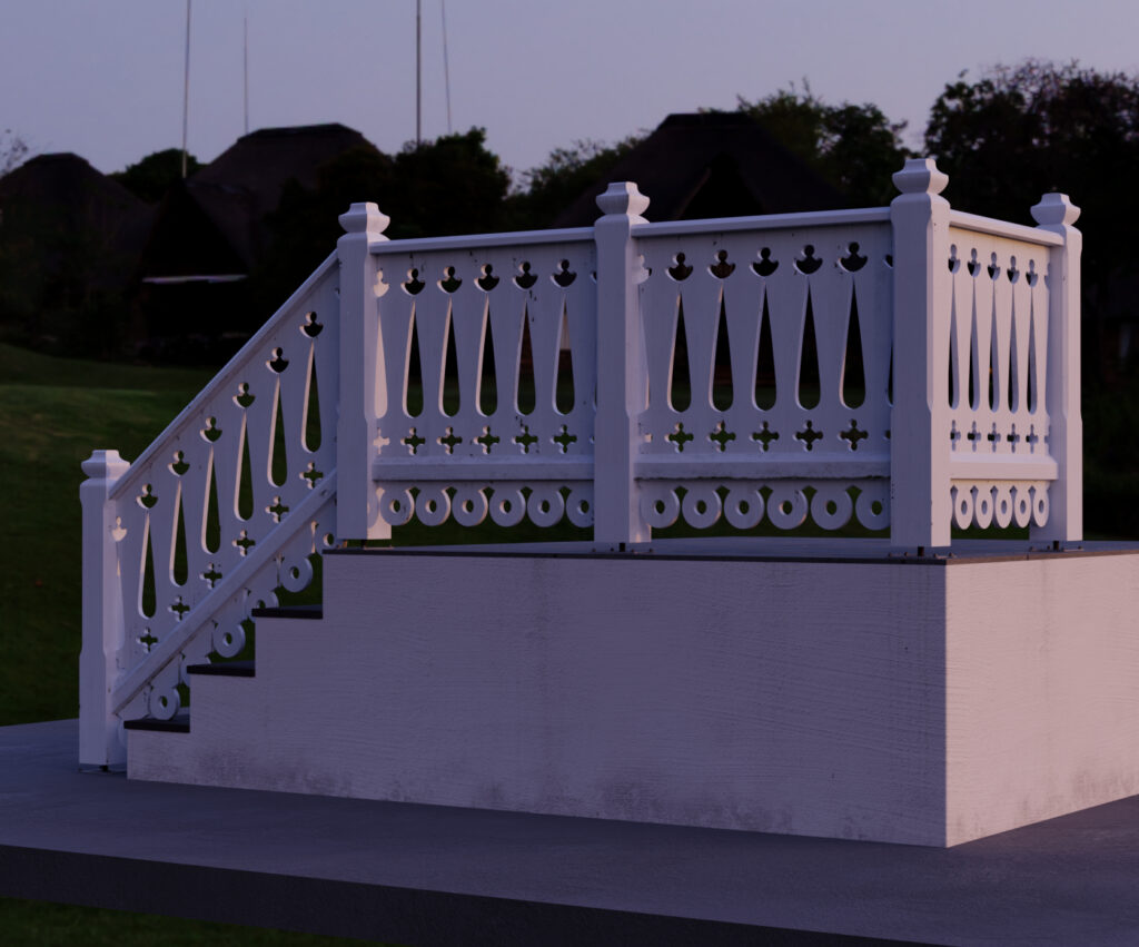 Deck Railing 1 – 3D Arches