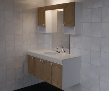 Example with oval sink